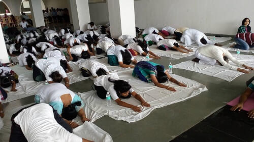 SMBT Ayurved College and Hospital Nashik Yoga day photo 3